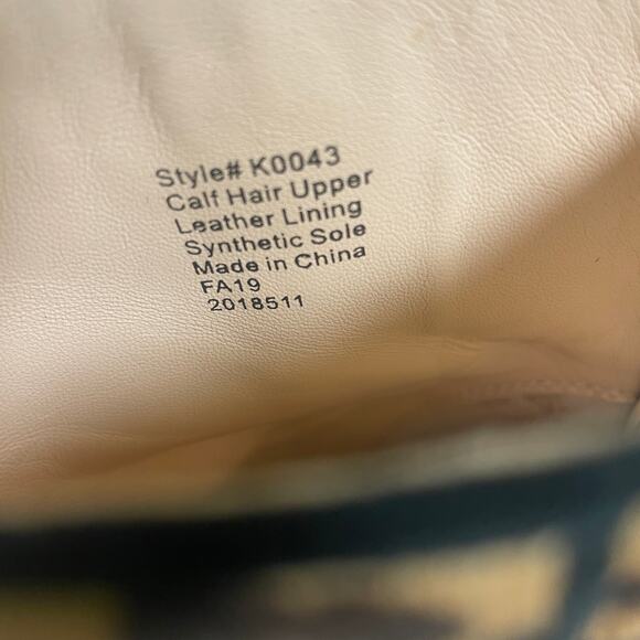 J.Crew Women's Leather Boots 8 Cheetah Print Calf Hair Short Boots Sadie Leopard - Picture 6 of 11